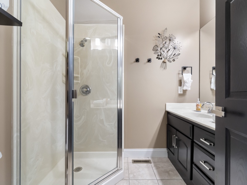 Bathroom 3 - adjoining bedroom 2 on main level