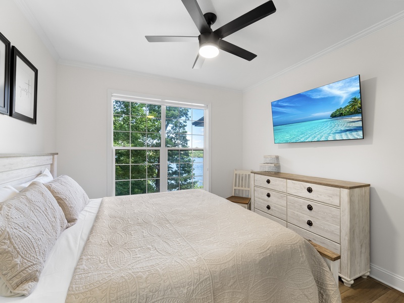 Bedroom 2 - King bed on main level