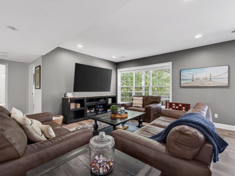 LOWER LEVEL LIVING/GAMING AREA