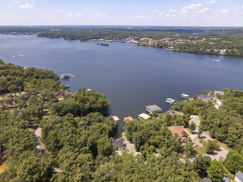Aerial view of the area