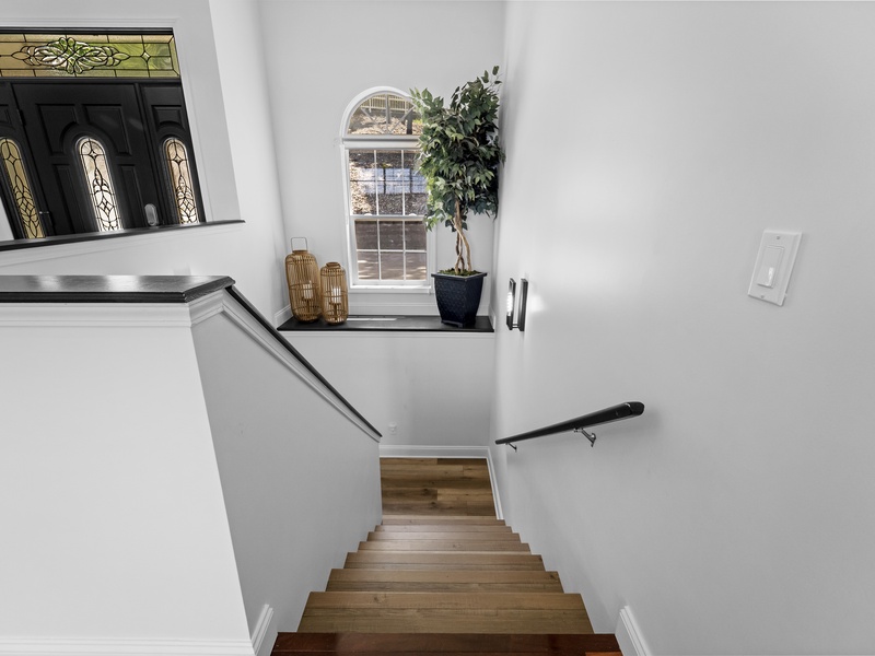 Stairs to lower level