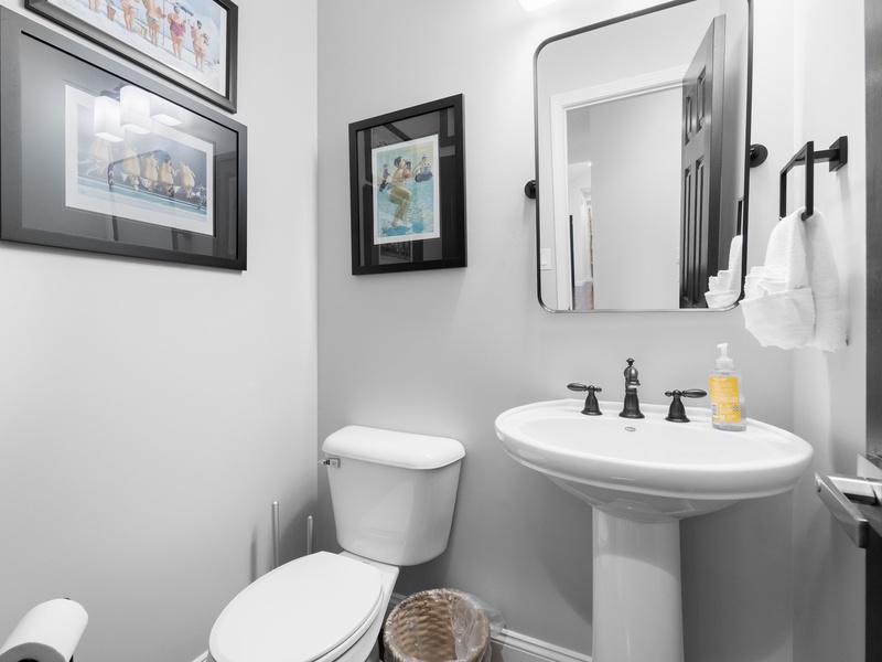 Bathroom 1 - Half bath on main level