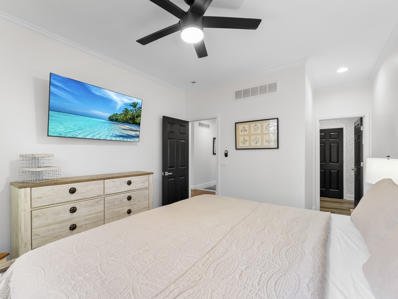 Bedroom 2 - King bed on main level