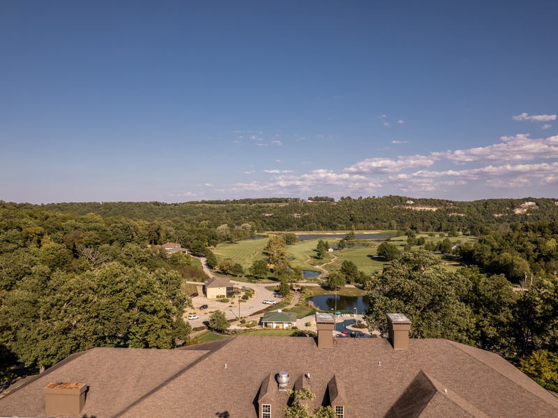Aerial view of the complex
