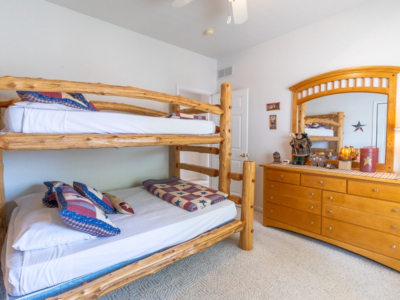 Bedroom 3 - Bunk beds on main level