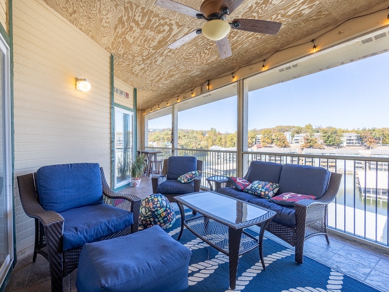Lakeview screened in porch