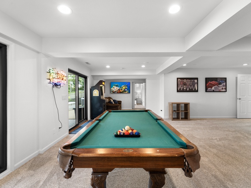 LOWER LEVEL LIVING/GAMING AREA