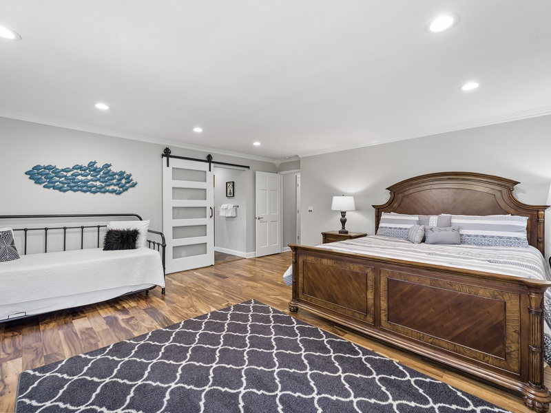 Bedroom 1 - King bed with twin & trundle on main level