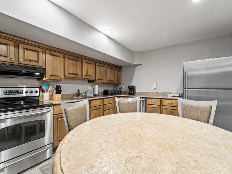 Lower level kitchen