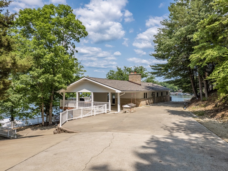 Driveway and front exterior