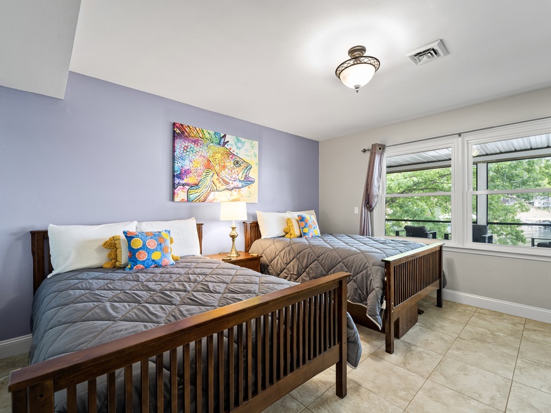 Bedroom 2 - 2 full beds