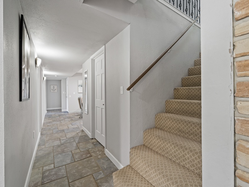 Stairs to lower level