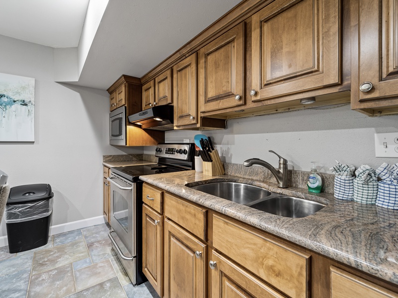 Lower level kitchen