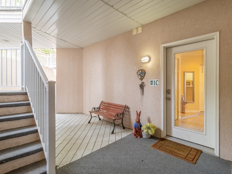 Front entry - one level down from parking 