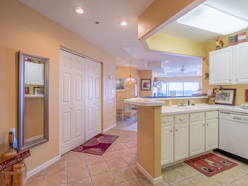 Kitchen from front entry
