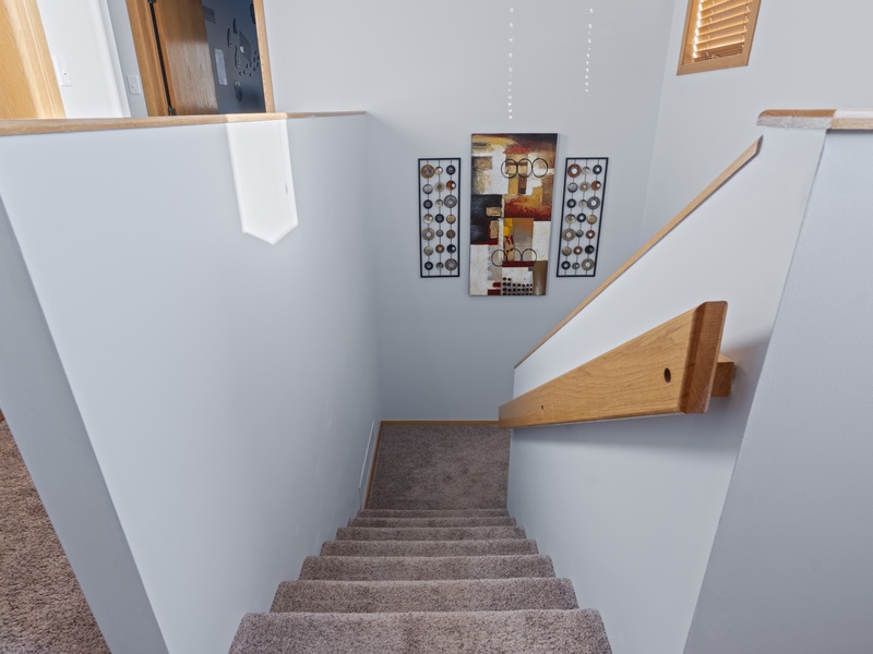 Stairs to lower level