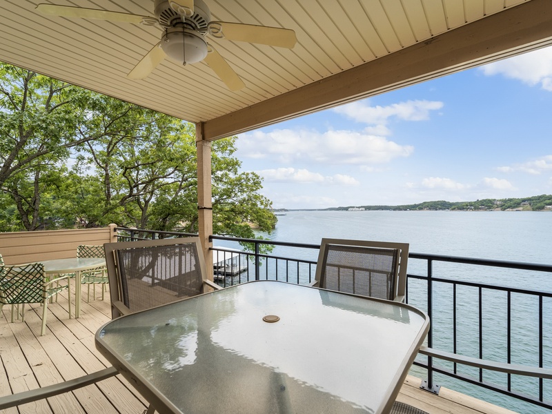 View from the back deck