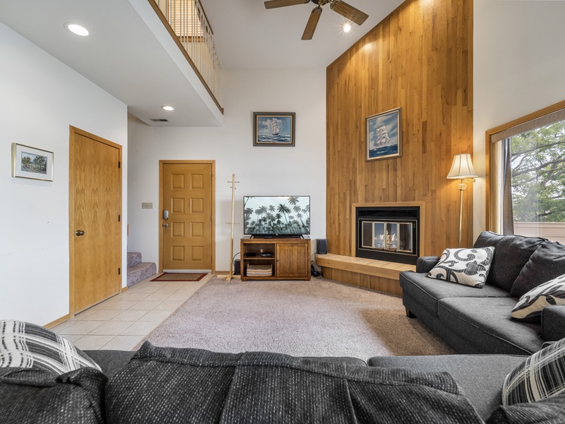 Front entry and living room