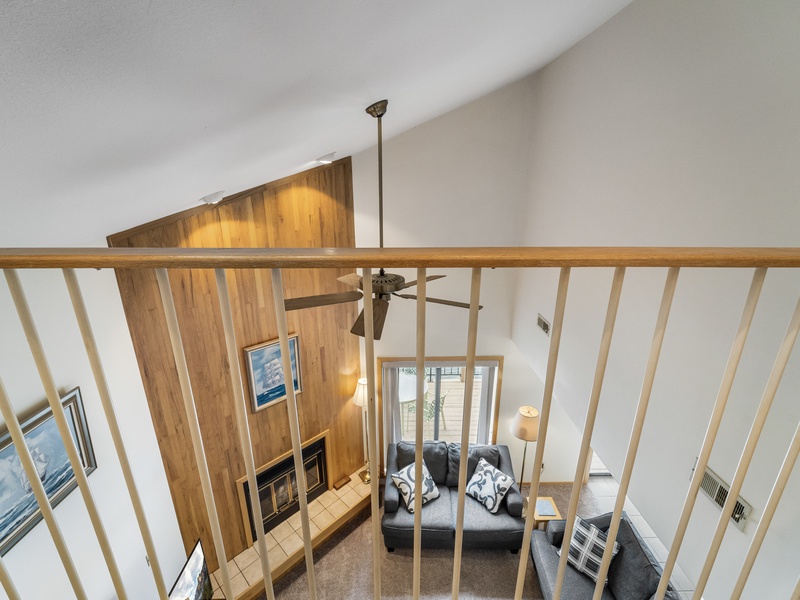 Upper level landing 