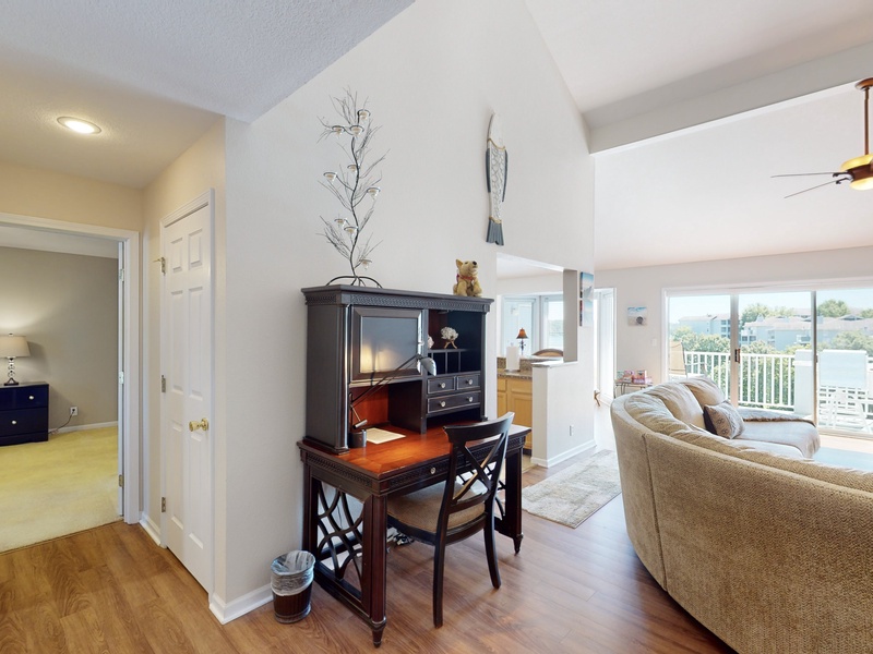 DECK IN LIVING ROOM