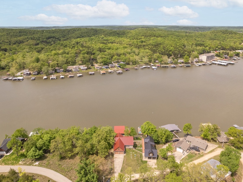 AERIAL VIEW OF THE HOUSE