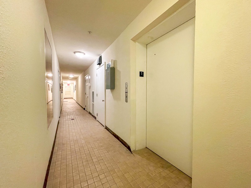 Elevator from parking level