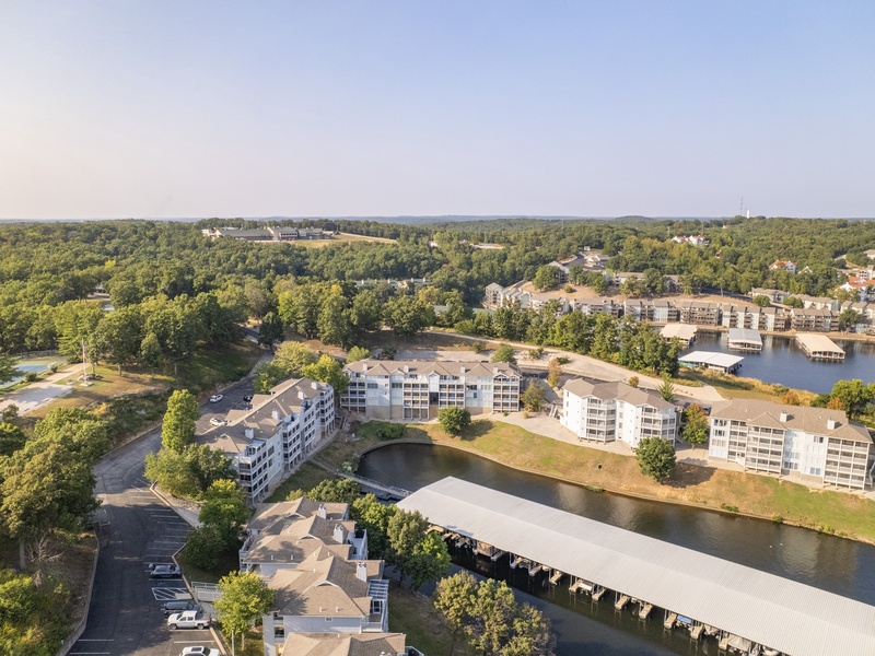 AERIAL VIEW OF THE COMPLEX