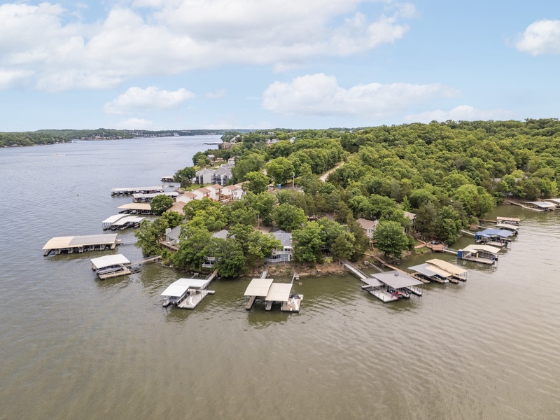 Aerial view of the area