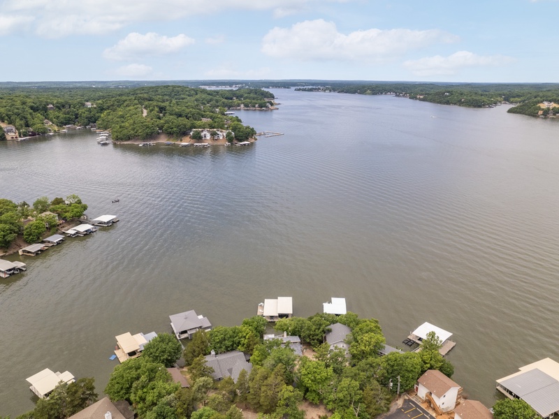Aerial view of the area