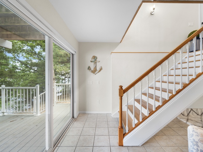 Stairs to lower level