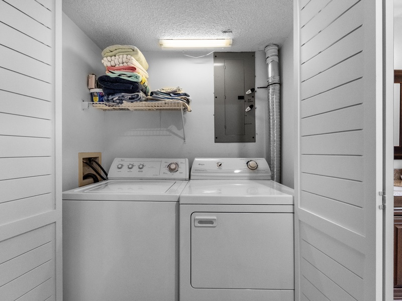 LAUNDRY CLOSET IN BATHROOM 1 