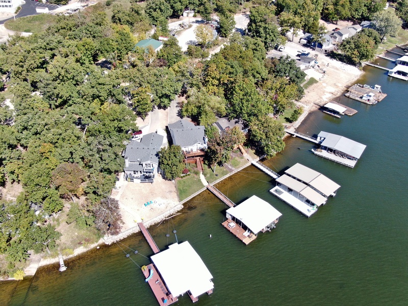 Aerial view of the area