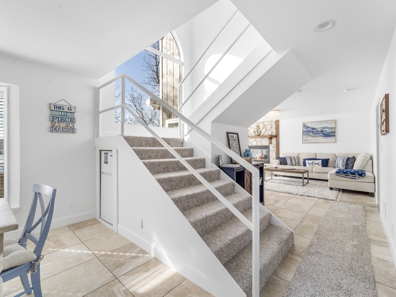 Stairs to lower level