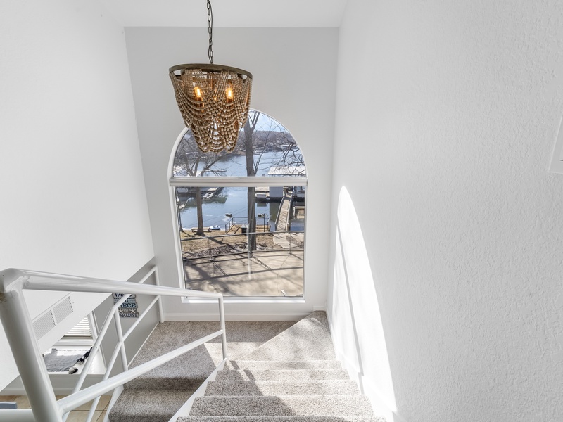 Stairs to lower level
