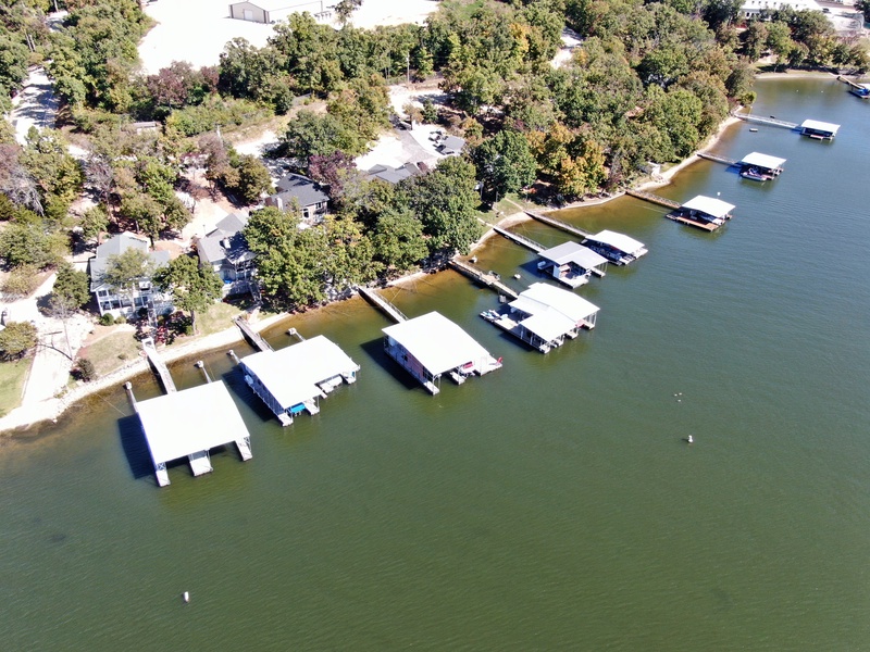 Aerial view of the area