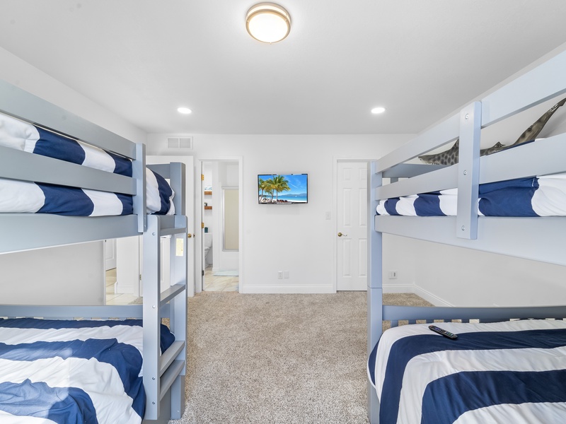 Bedroom 2 - 2 full over full bunk beds on main level