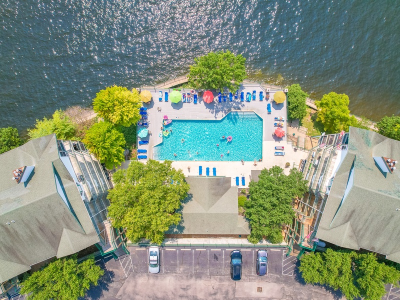 AERIAL VIEW OF THE COMPLEX