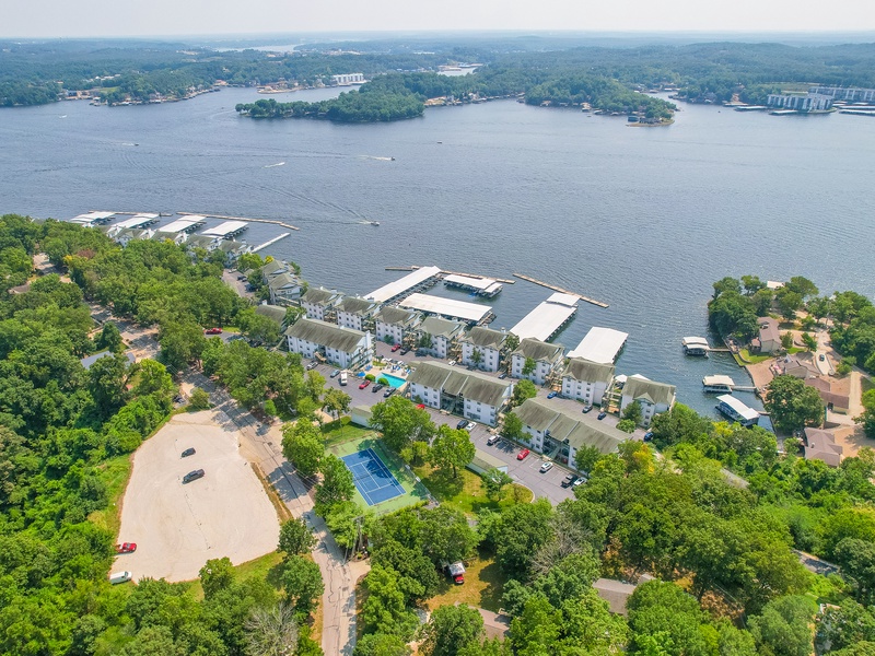 AERIAL VIEW OF THE COMPLEX