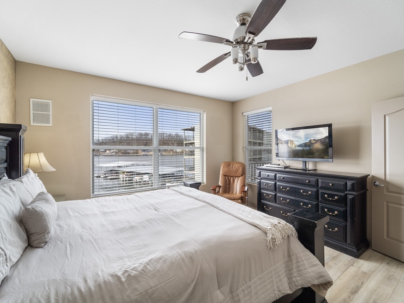 BEDROOM 1 - KING ON MAIN LEVEL