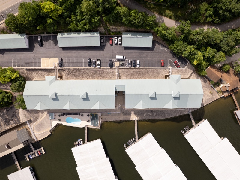 AERIAL VIEW OF THE COMPLEX