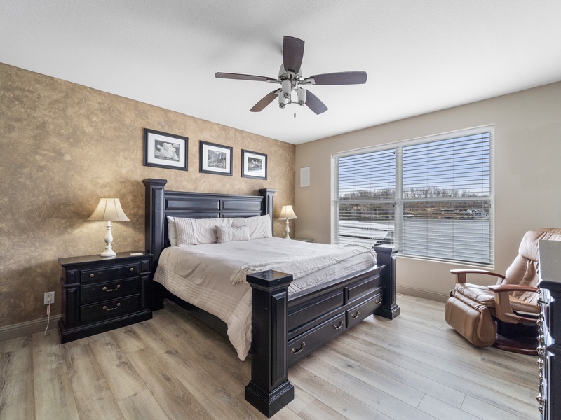 BEDROOM 1 - KING ON MAIN LEVEL