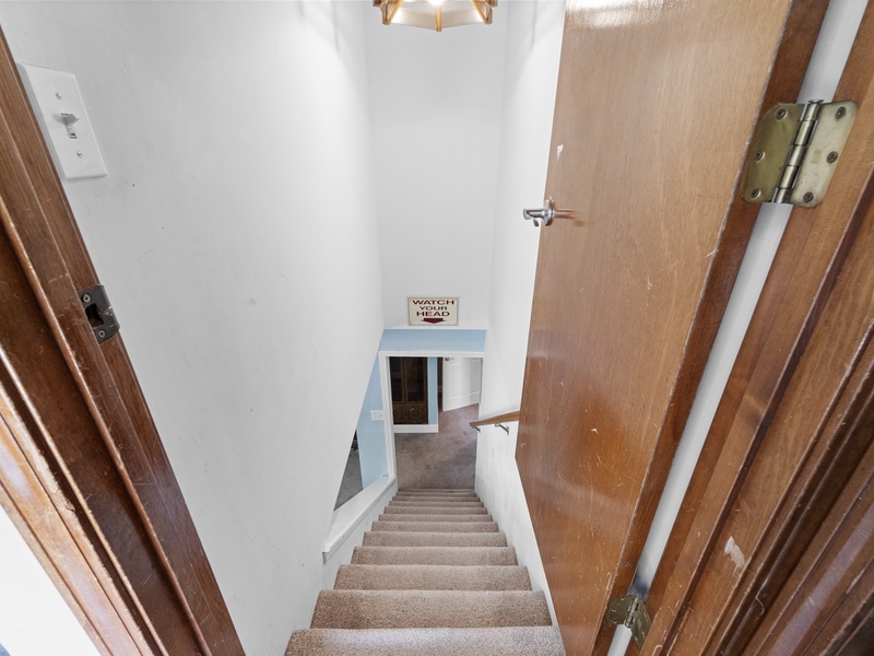 Stairs to lower level