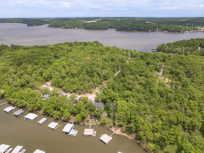 Aerial view of the area