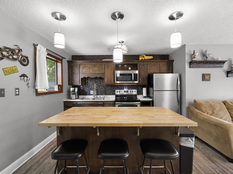 Kitchen on main level