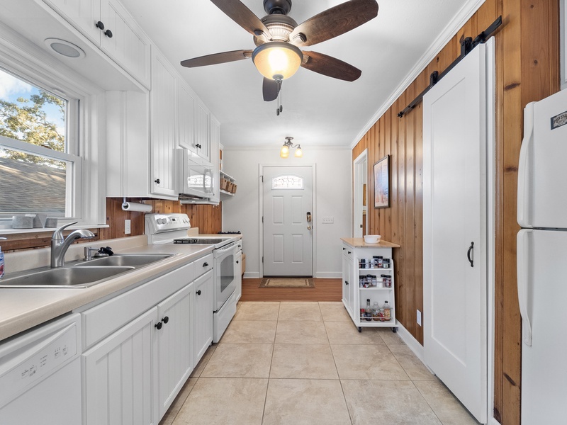KITCHEN AND FRONT ENTRY