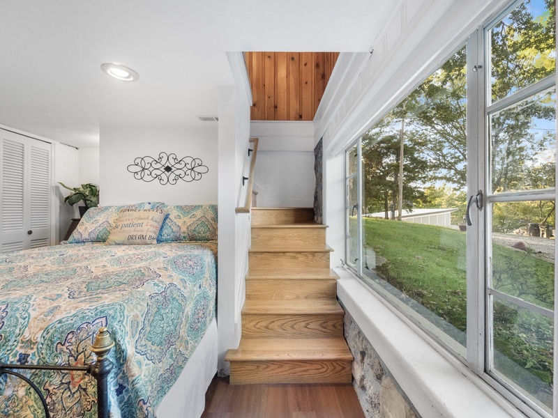 BEDROOM 3 - QUEEN BED, FULL BED AND FULL FUTON