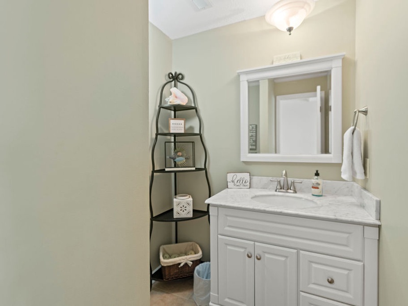 Bathroom 1 - Half bath lower level