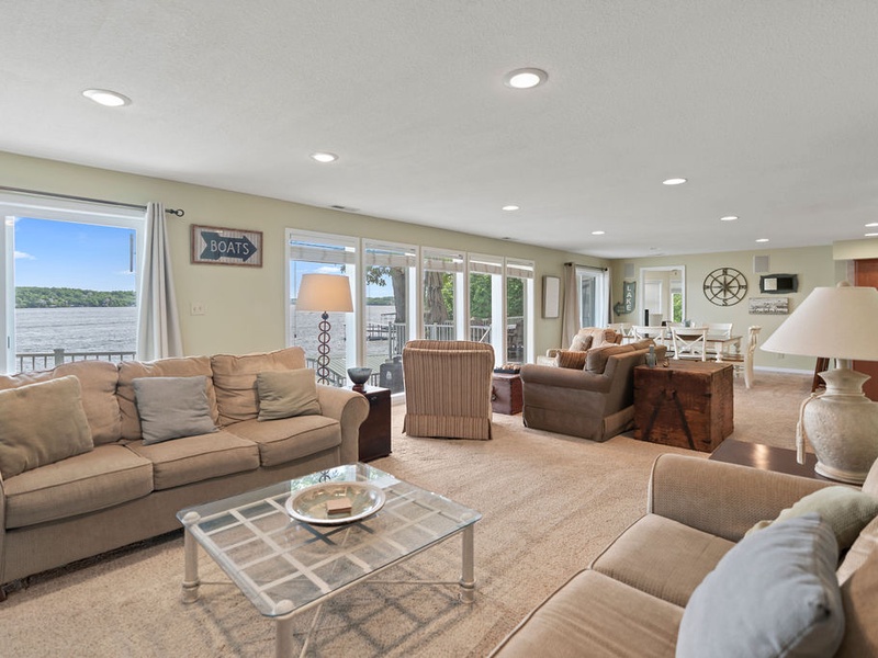 Living area lower level