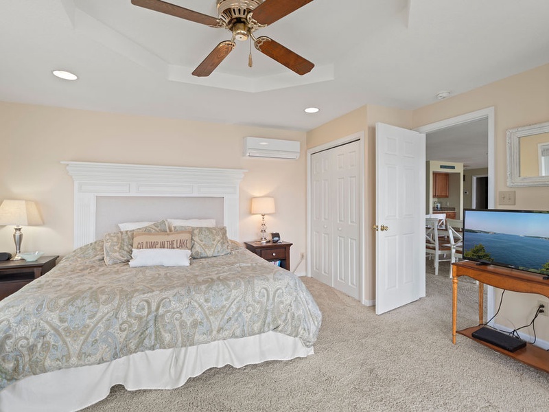 Bedroom 1 - King bed lower level