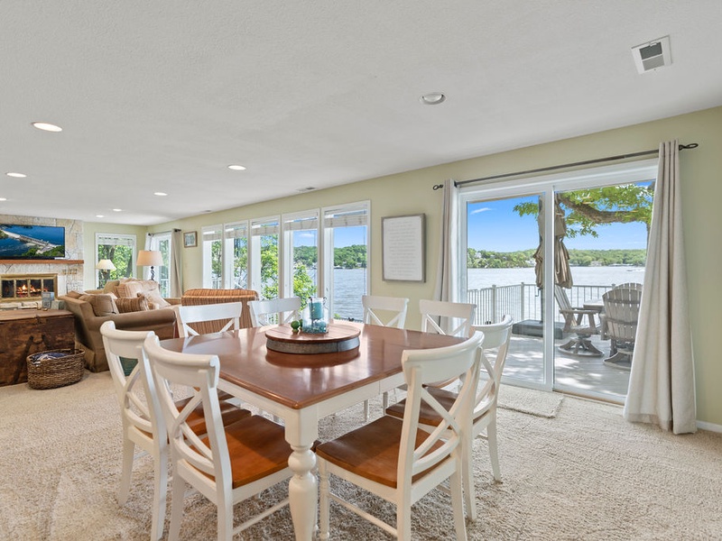 Dining area lower level